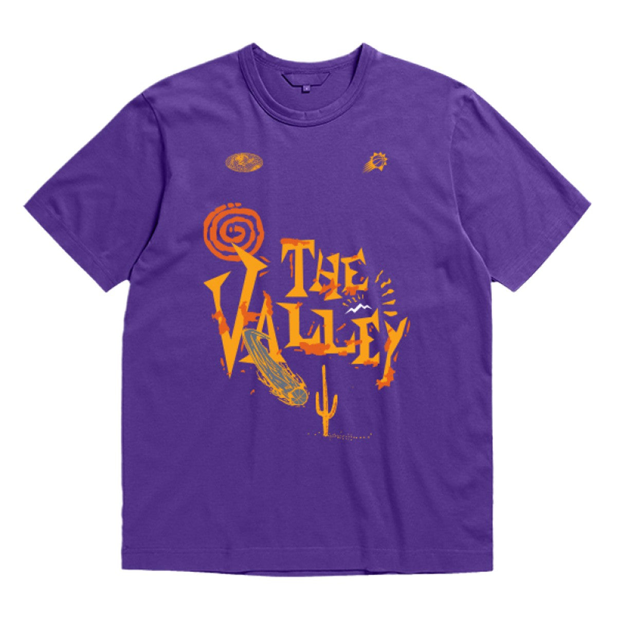 Mitchell & Ness - Phoenix Suns Bleacher Report x  Unisex World Tour T-Shirt - Purple