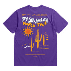 Mitchell & Ness - Phoenix Suns Bleacher Report x  Unisex World Tour T-Shirt - Purple