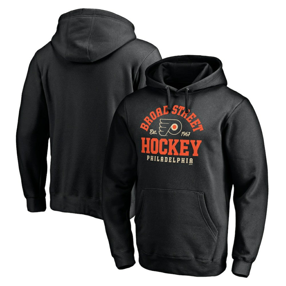 Philadelphia Flyers - Hometown Collection Broad Street Pullover Hoodie Black