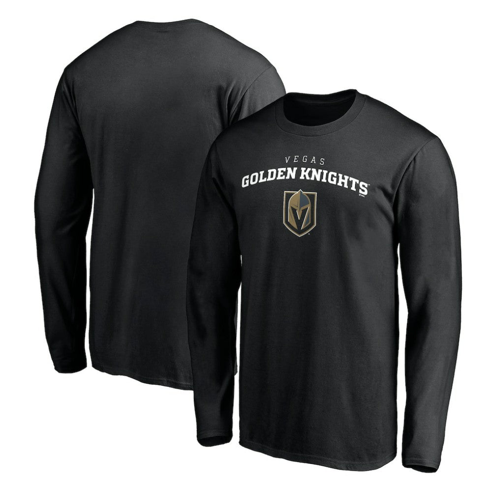 Vegas Golden Knights Team Lockup Long Sleeve T-Shirt Black