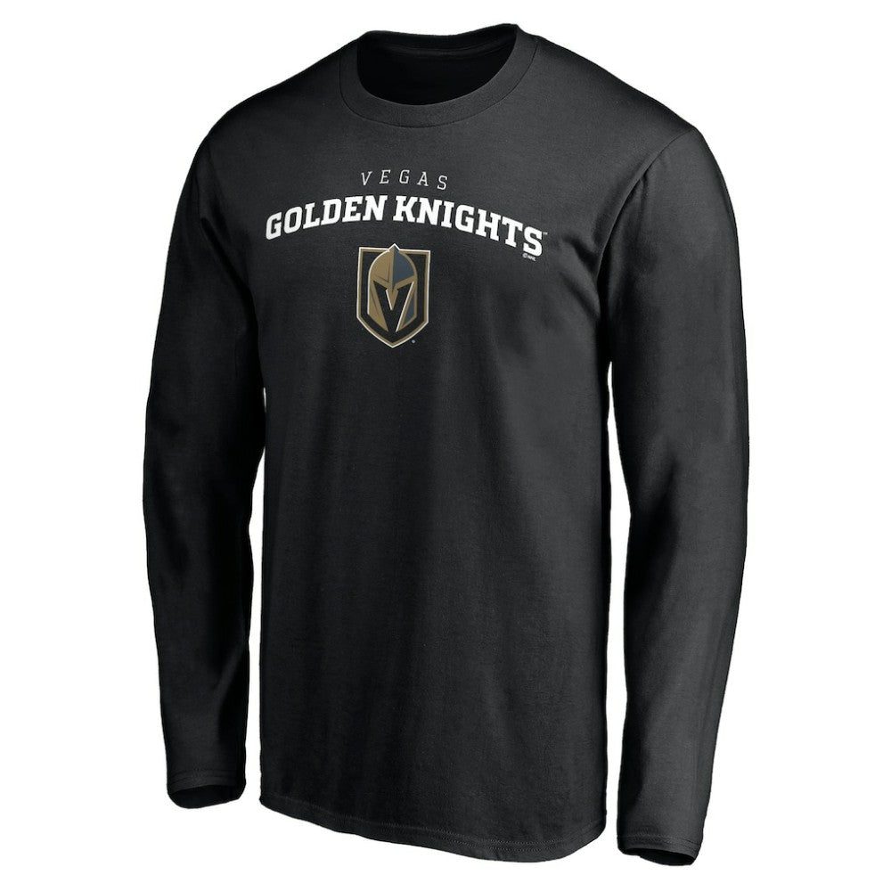 Vegas Golden Knights Team Lockup Long Sleeve T-Shirt Black