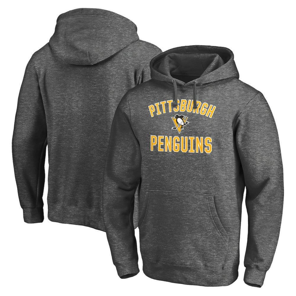 Pittsburgh Penguins Victory Arch Pullover Hoodie Charcoal