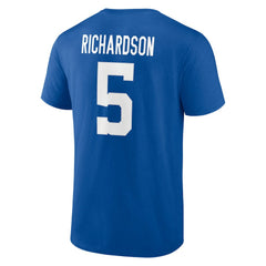 Anthony Richardson Indianapolis Colts Icon Name & Number T-Shirt Royal - Fanatics