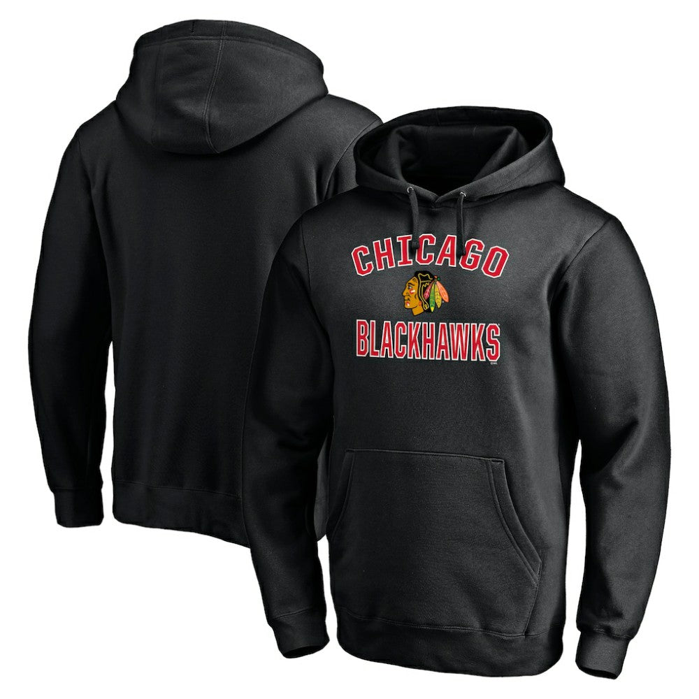 Chicago Blackhawks Victory Arch Pullover Hoodie Black