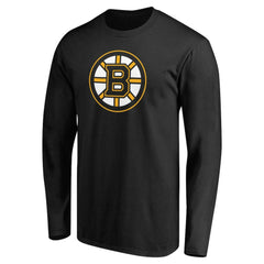 Boston Bruins Primary Logo Long Sleeve T-Shirt Black