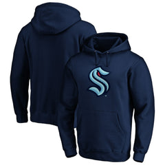 Seattle Kraken Primary Logo Pullover Hoodie Deep Sea Blue