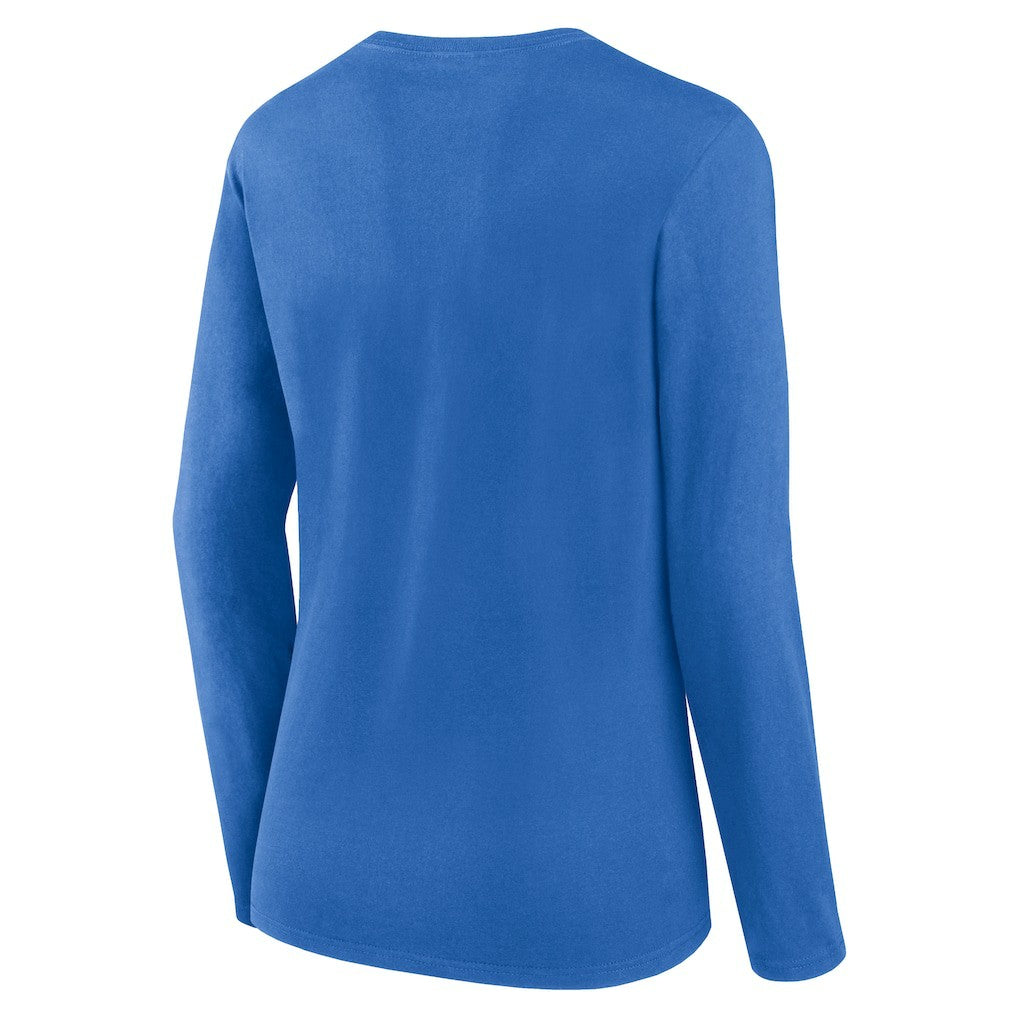 Los Angeles Chargers Women's Plus Size Foiled Play Long Sleeve T-Shirt Powder Blue - Fanatics