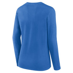 Los Angeles Chargers Women's Plus Size Foiled Play Long Sleeve T-Shirt Powder Blue - Fanatics