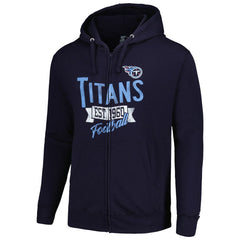Tennessee Titans Starter Domestic Post Season Full-Zip Hoodie Navy - NFL