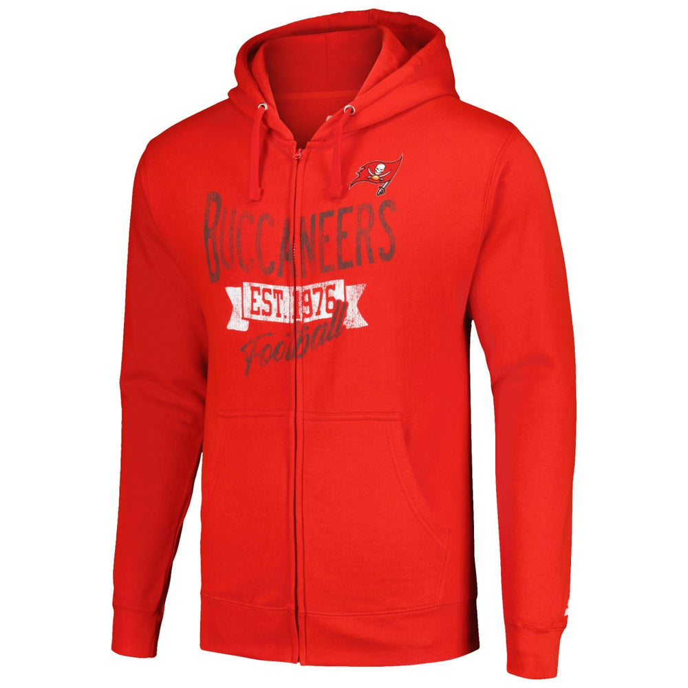 Tampa Bay Buccaneers Starter Domestic Post Season Full-Zip Hoodie Red - NFL