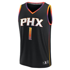 Fanatics - Devin Booker Phoenix Suns Youth Fast Break Player Jersey - Statement Edition - Black