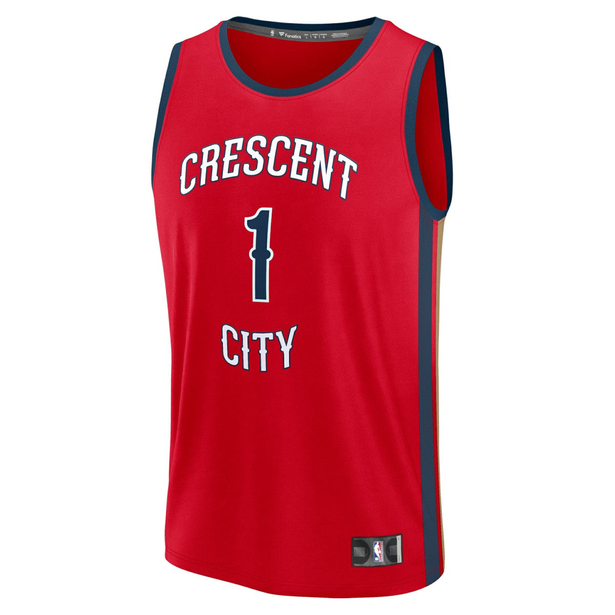Fanatics - Zion Williamson New Orleans Pelicans Youth Fast Break Player Jersey - Statement Edition - Red