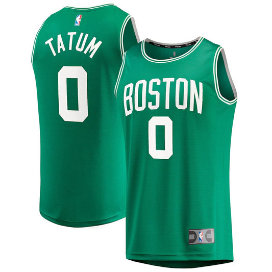 Jayson Tatum Boston Celtics Fast Break Replica Jersey - Icon Edition - Kelly Green | NBA Jerseys