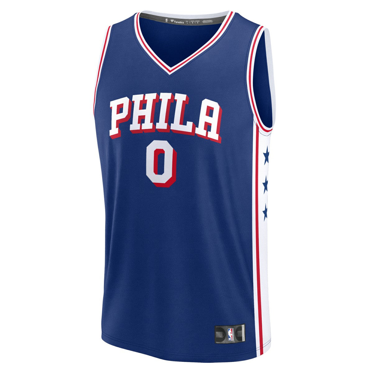 Tyrese Maxey Philadelphia 76ers Fast Break Replica Jersey - Icon Edition - Royal | NBA Jerseys