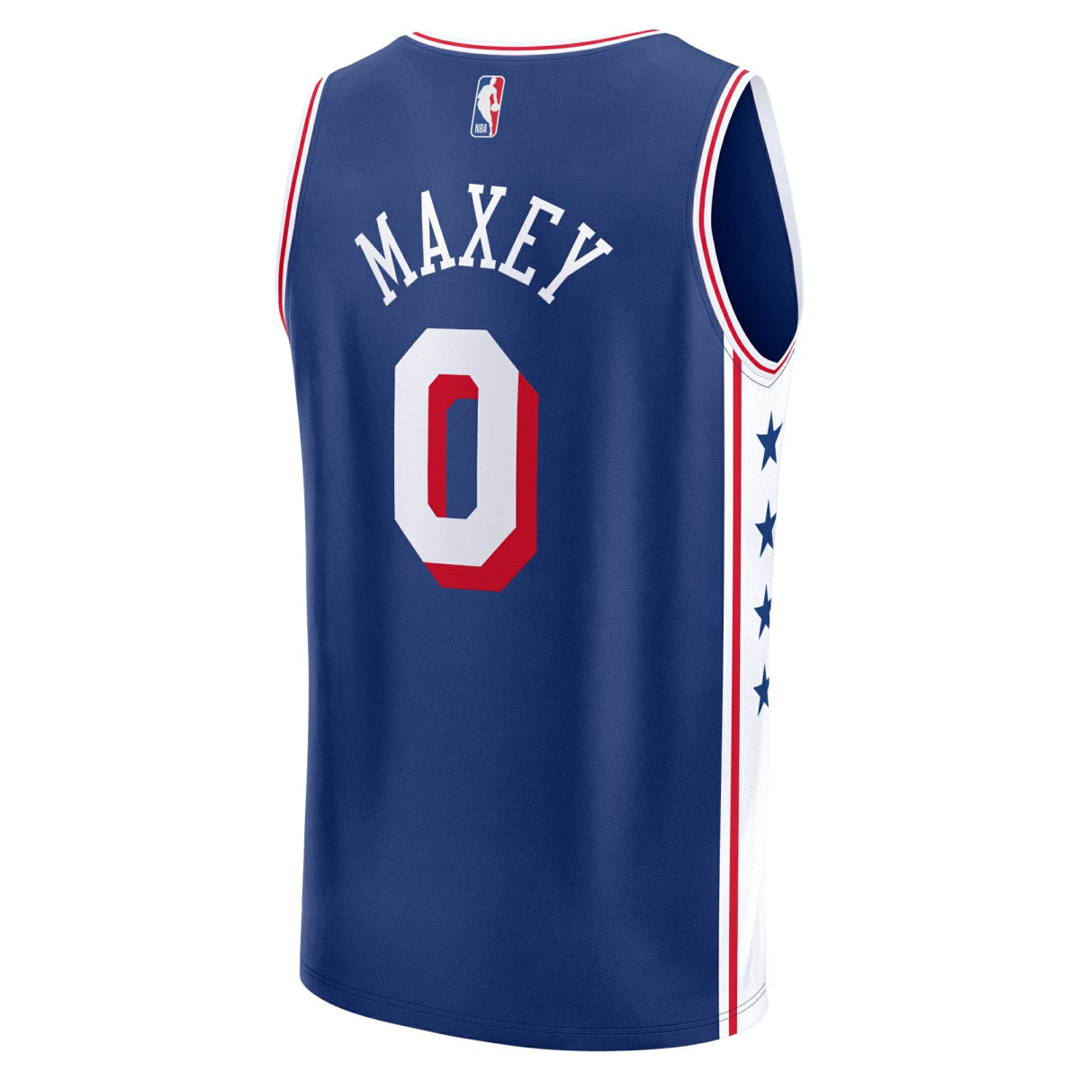 Tyrese Maxey Philadelphia 76ers Fast Break Replica Jersey - Icon Edition - Royal | NBA Jerseys