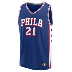 Fanatics - Joel Embiid Philadelphia 76ers Fast Break Replica Jersey - Icon Edition - Royal