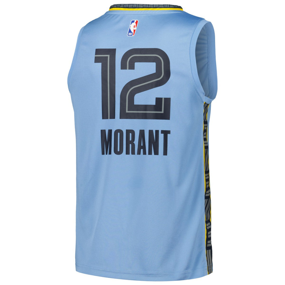 Fanatics - Ja Morant Memphis Grizzlies Fast Break Replica Player Jersey - Statement Edition - Light Blue