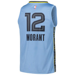 Fanatics - Ja Morant Memphis Grizzlies Fast Break Replica Player Jersey - Statement Edition - Light Blue