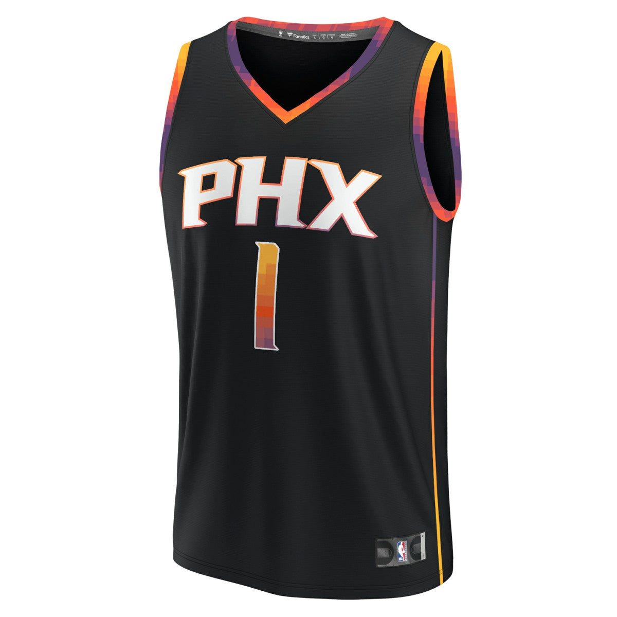 Devin Booker Phoenix Suns Fast Break Replica Player Jersey - Statement Edition - Black | NBA Jerseys