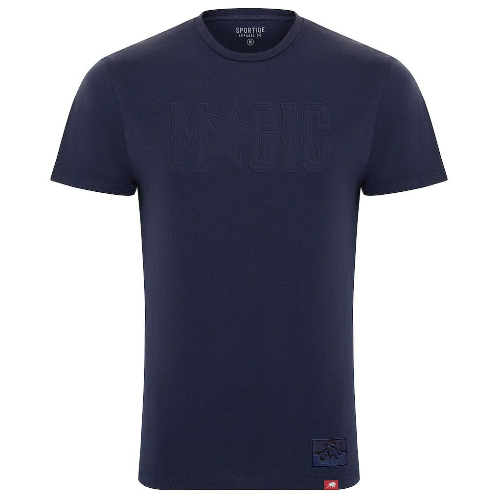 NBA - Orlando Magic x JEFRE Sportiqe Unisex 2023/24 City Edition Bingham T-shirt - Heather Navy