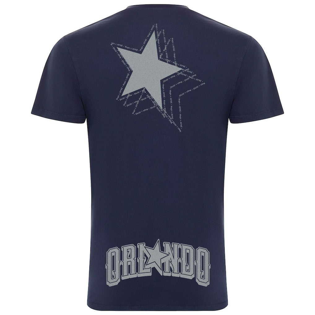 NBA - Orlando Magic x JEFRE Sportiqe Unisex 2023/24 City Edition Bingham T-shirt - Heather Navy