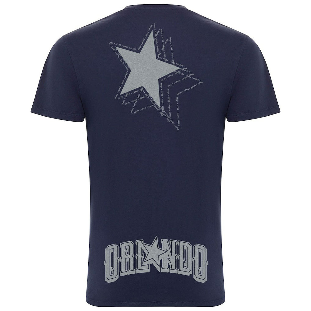 NBA - Orlando Magic x JEFRE Sportiqe Unisex 2023/24 City Edition Bingham T-shirt - Heather Navy