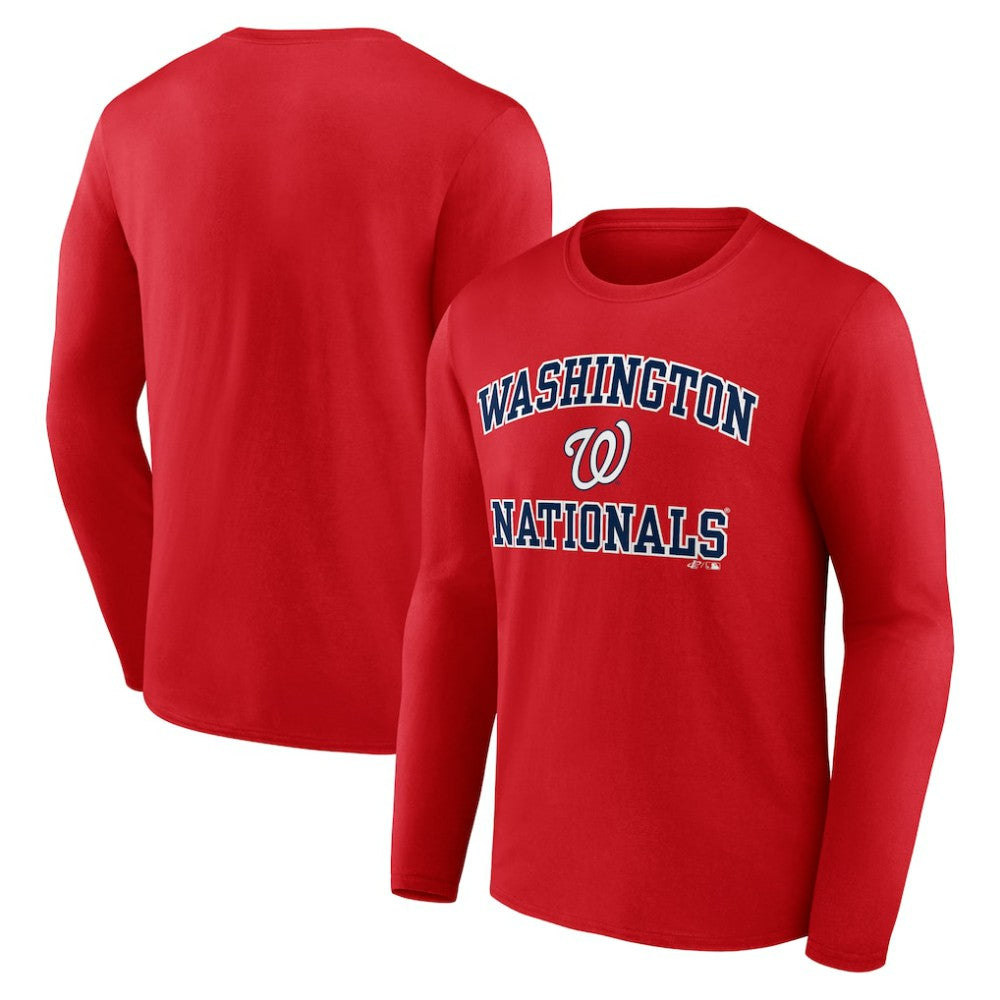 Washington Nationals Logo Athletic Heart & Soul Long Sleeve T-Shirt Lifestyle