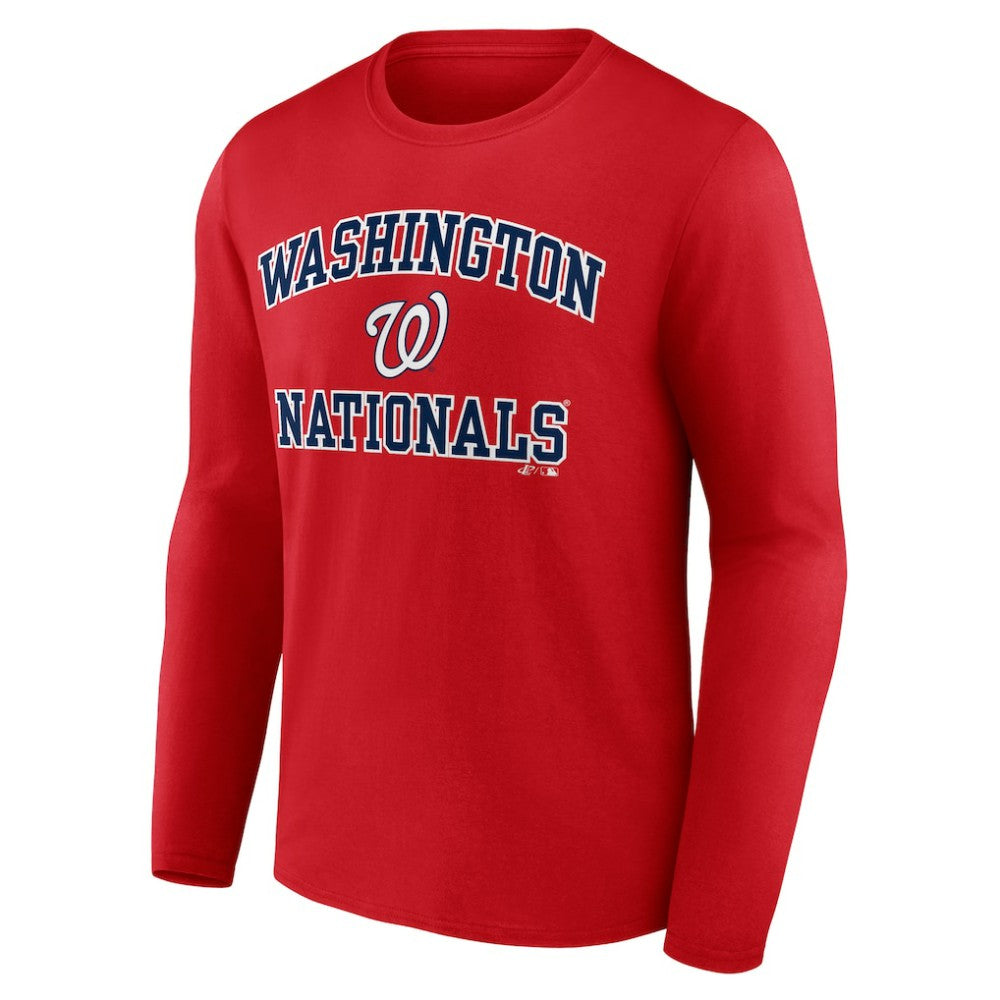 Washington Nationals Logo Athletic Heart & Soul Long Sleeve T-Shirt Lifestyle