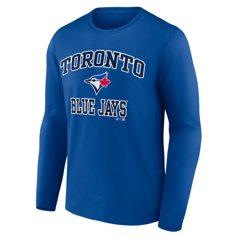 Toronto Blue Jays Logo Athletic Heart & Soul Long Sleeve T-Shirt Online