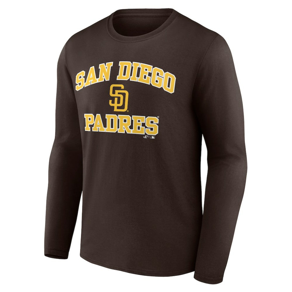 San Diego Padres Logo Athletic Heart & Soul Long Sleeve T-Shirt Sale