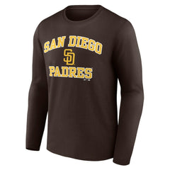 San Diego Padres Logo Athletic Heart & Soul Long Sleeve T-Shirt Sale