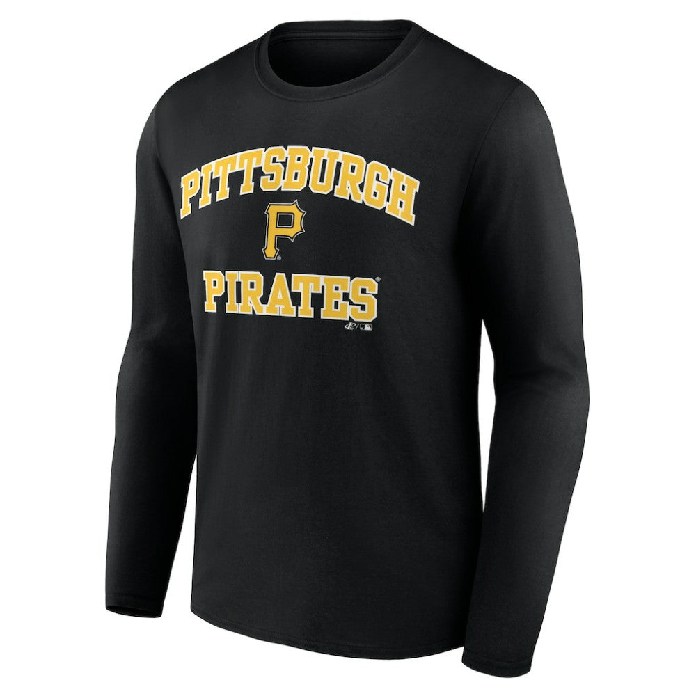 Pittsburgh Pirates Logo Athletic Heart & Soul Long Sleeve T-Shirt Near Me