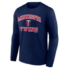 Minnesota Twins Logo Athletic Heart & Soul Long Sleeve T-Shirt discount