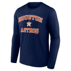 Houston Astros Logo Athletic Heart & Soul Long Sleeve T-Shirt for sale