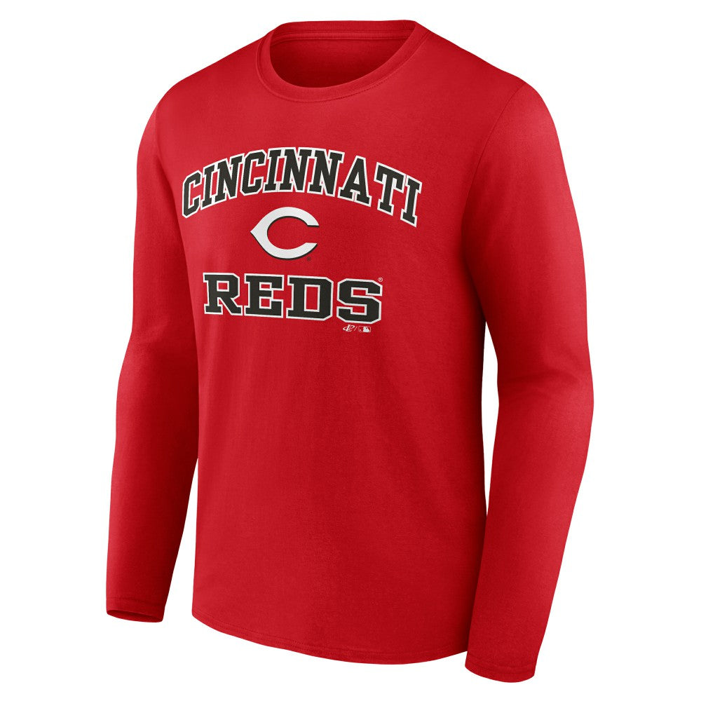 Cincinnati Reds Logo Athletic Heart & Soul Long Sleeve T-Shirt Online