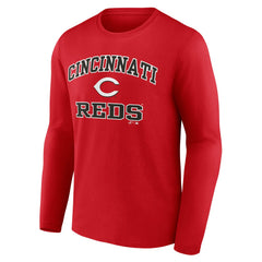 Cincinnati Reds Logo Athletic Heart & Soul Long Sleeve T-Shirt Online