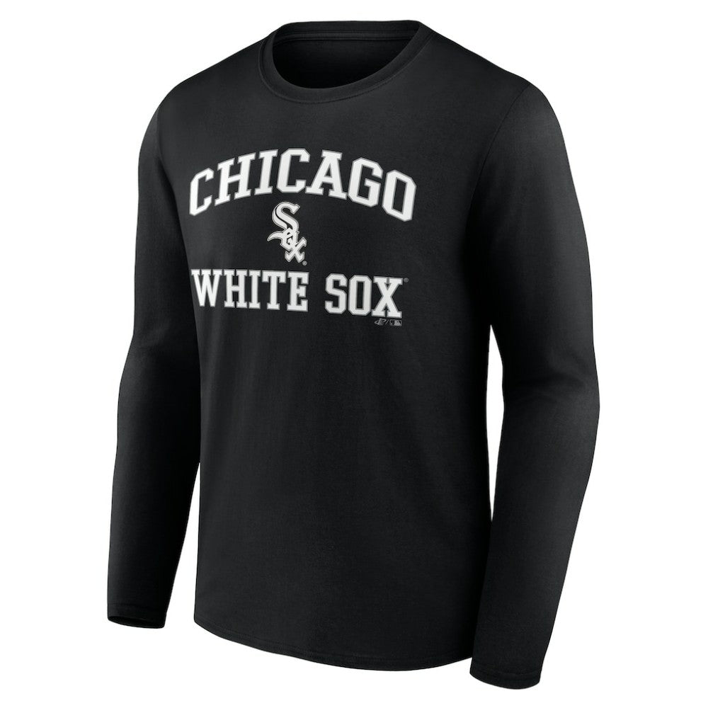 Chicago White Sox Logo Athletic Heart & Soul Long Sleeve T-Shirt Clearance