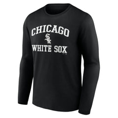 Chicago White Sox Logo Athletic Heart & Soul Long Sleeve T-Shirt Clearance