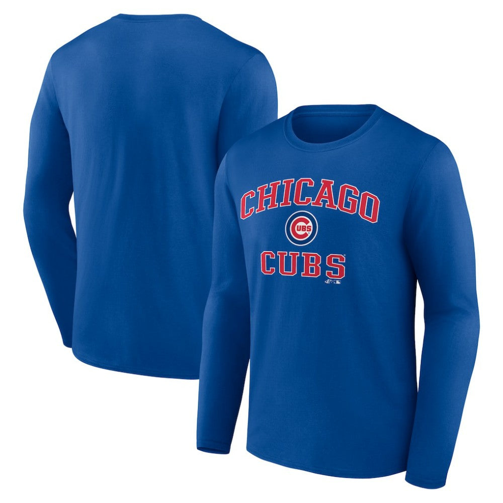Chicago Cubs Logo Athletic Heart & Soul Long Sleeve T-Shirt Near Me