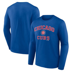Chicago Cubs Logo Athletic Heart & Soul Long Sleeve T-Shirt Near Me