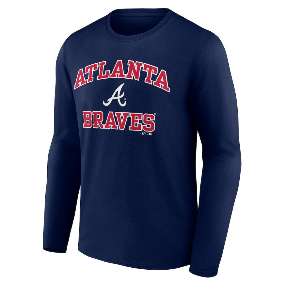 Atlanta Braves Logo Athletic Heart & Soul Long Sleeve T-Shirt Lifestyle