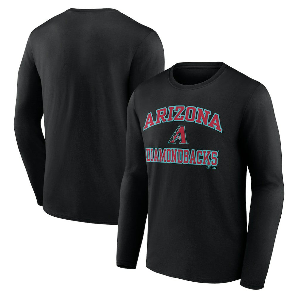 Arizona Diamondbacks Logo Athletic Heart & Soul Long Sleeve T-Shirt Lifestyle