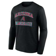 Arizona Diamondbacks Logo Athletic Heart & Soul Long Sleeve T-Shirt Lifestyle