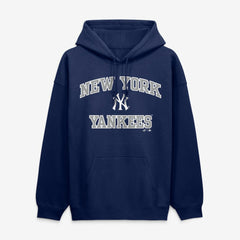 New York Yankees Logo Athletic Heart & Soul Hoodie On Sale