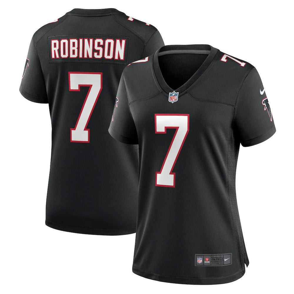 Bijan Robinson Atlanta Falcons Women's Alternate Game Jersey Black - Nike