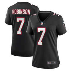 Bijan Robinson Atlanta Falcons Women's Alternate Game Jersey Black - Nike