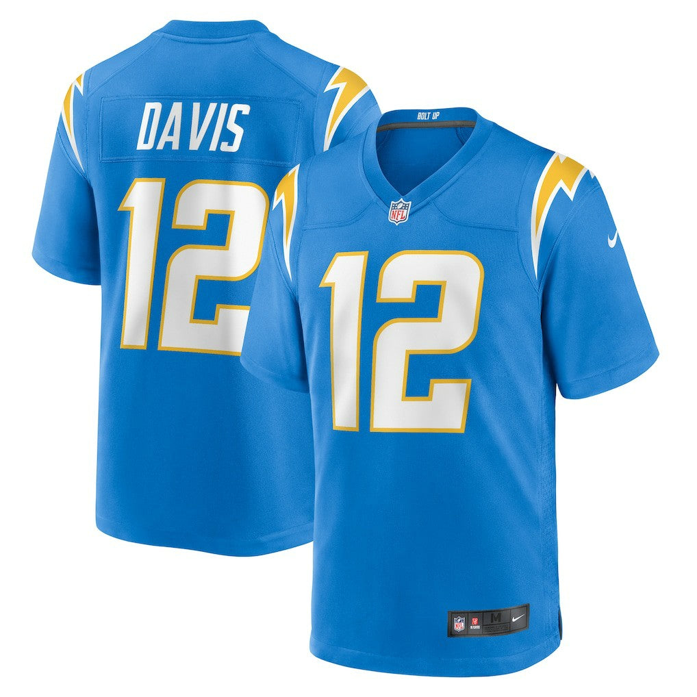 Derius Davis Los Angeles Chargers Team Game Jersey Powder Blue - Nike