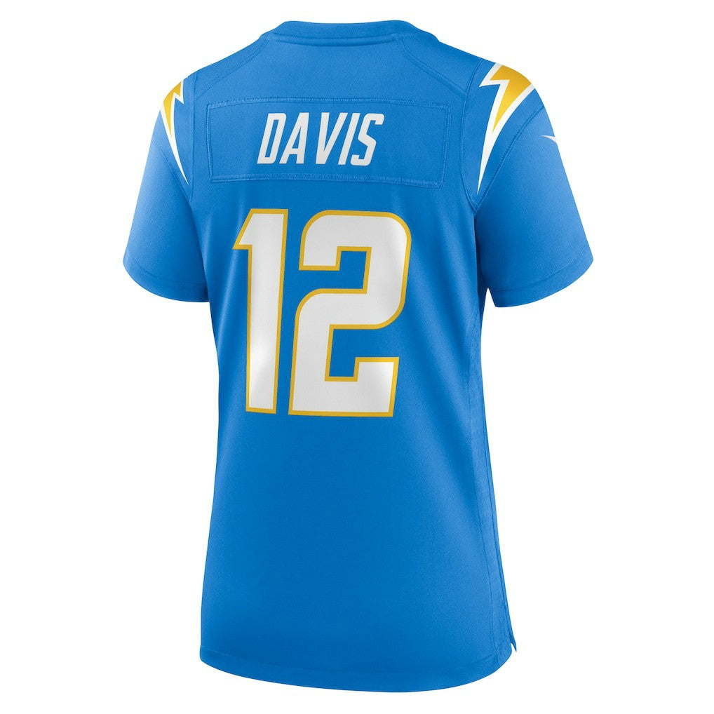 Derius Davis Los Angeles Chargers Women's Team Game Jersey Powder Blue - Nike