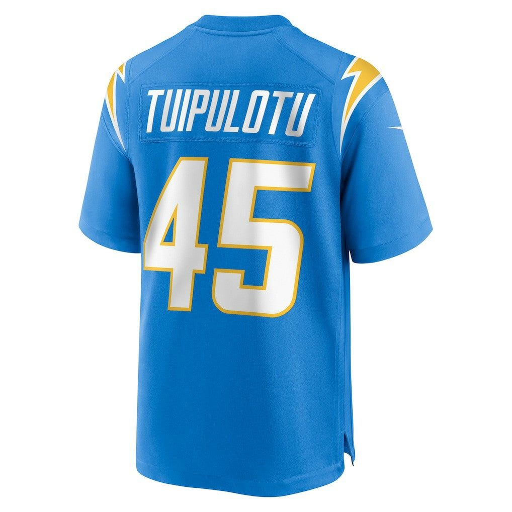 Tuli Tuipulotu Los Angeles Chargers Team Game Jersey Powder Blue - Nike