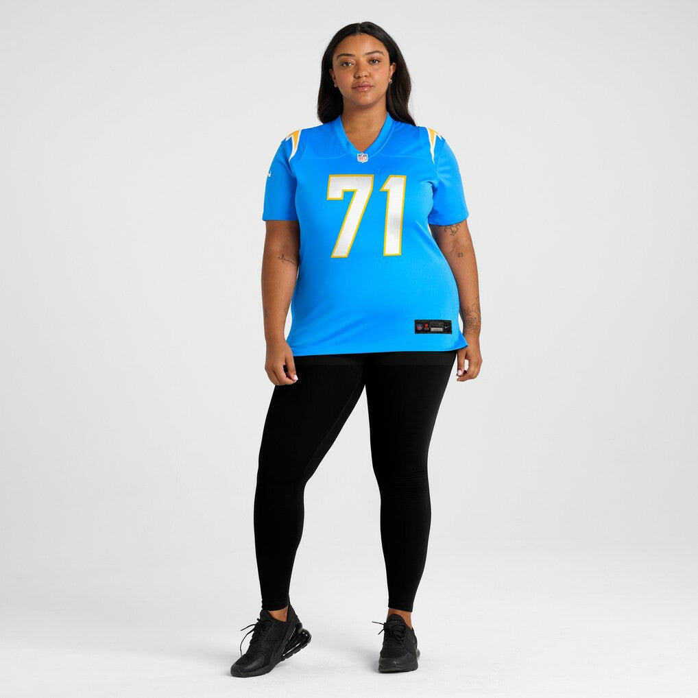 Jordan McFadden Los Angeles Chargers Women's Team Game Jersey Powder Blue - Nike